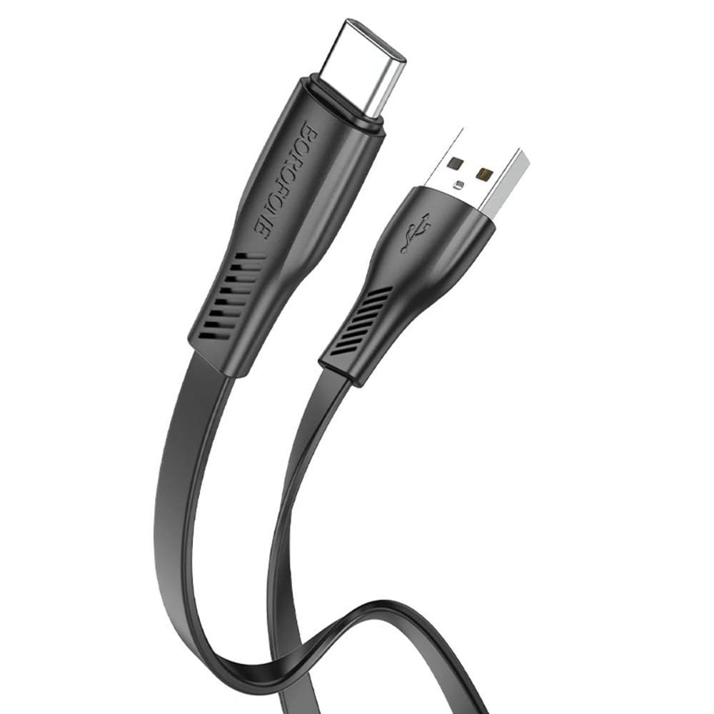 USB-кабель Borofone BX85, Type-C, 3.0 А, 100 см, чорний