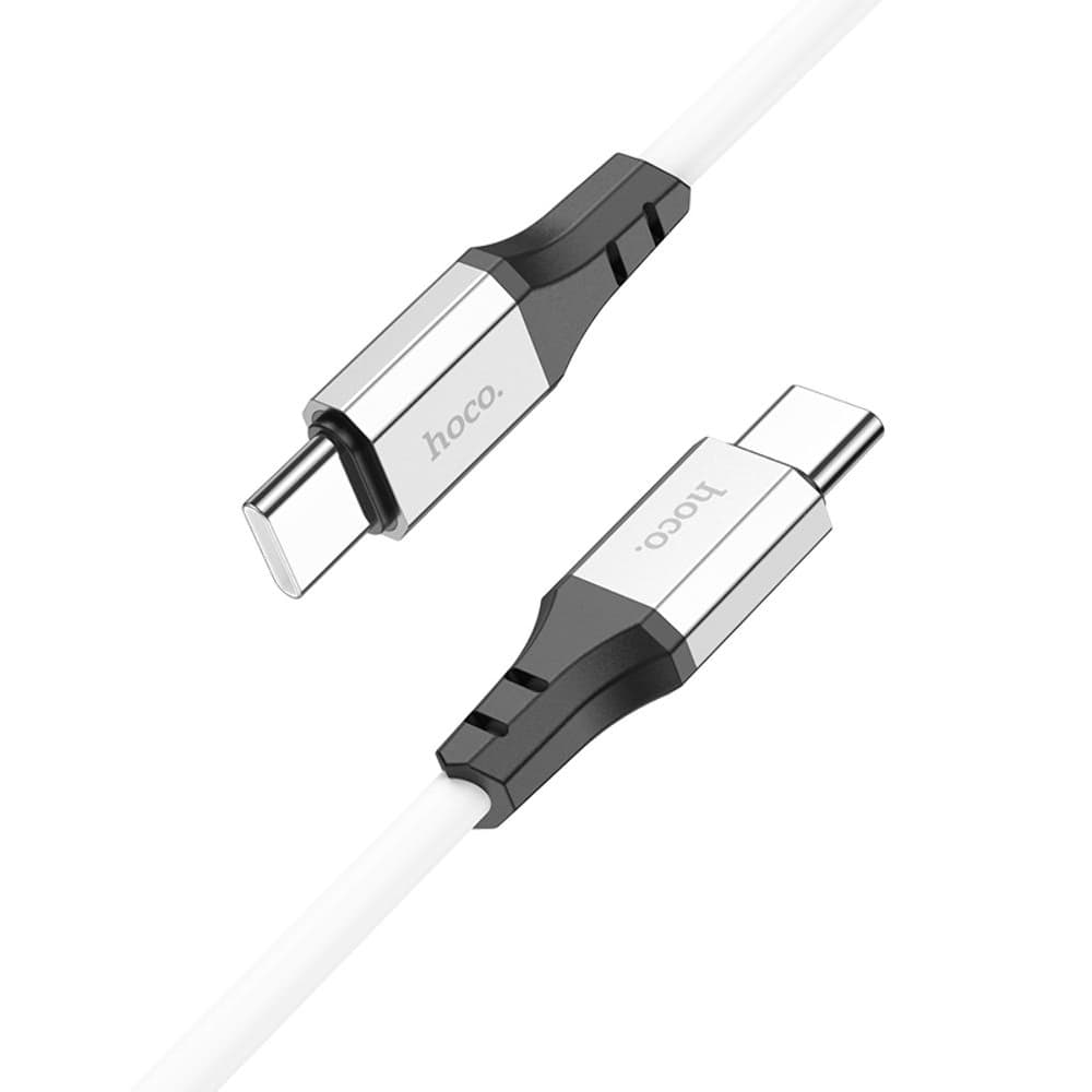 USB-кабель Hoco X86, Type-C на Type-C, Power Delivery (60 Вт), 100 см, білий