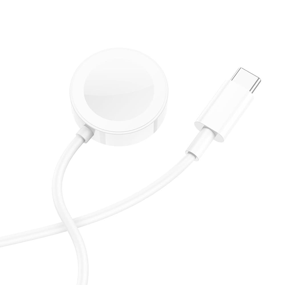 Беспроводное зарядное устройство Borofone BQ13С, Apple iWatch, белое