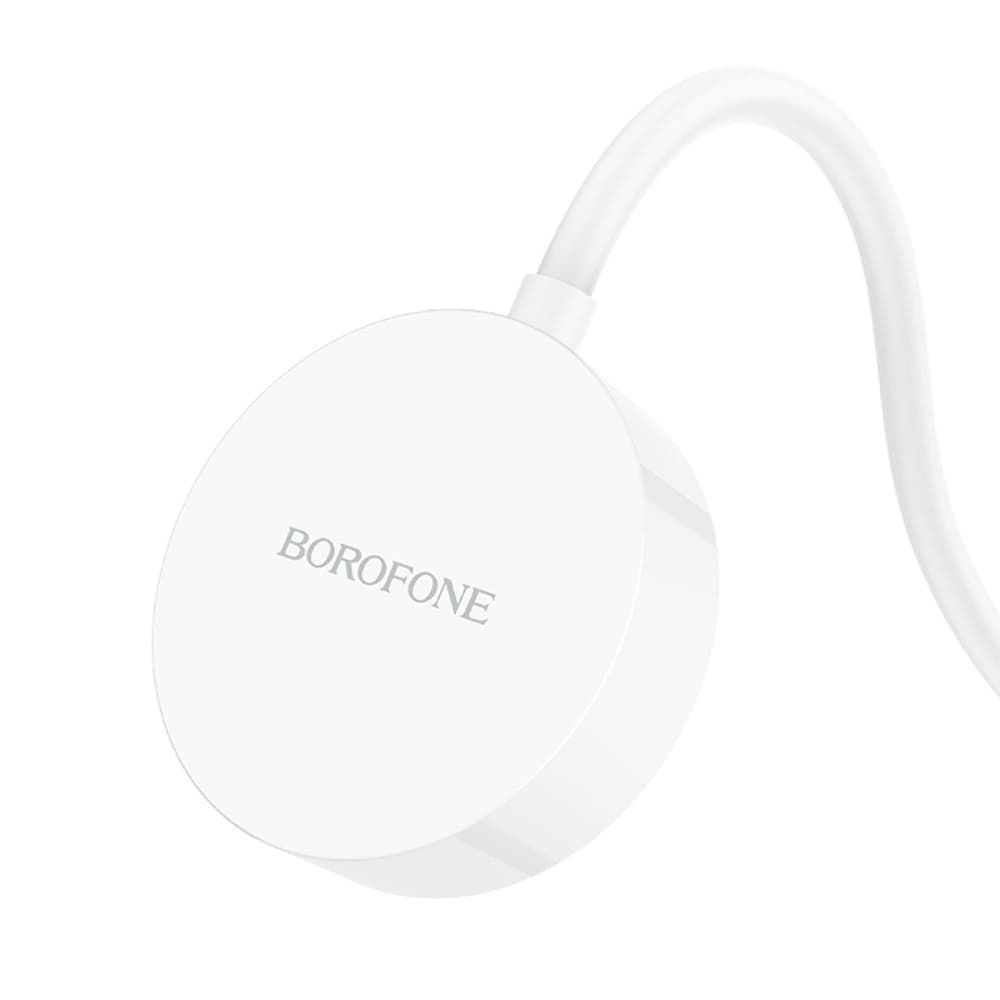 Беспроводное зарядное устройство Borofone BQ13С, Apple iWatch, белое