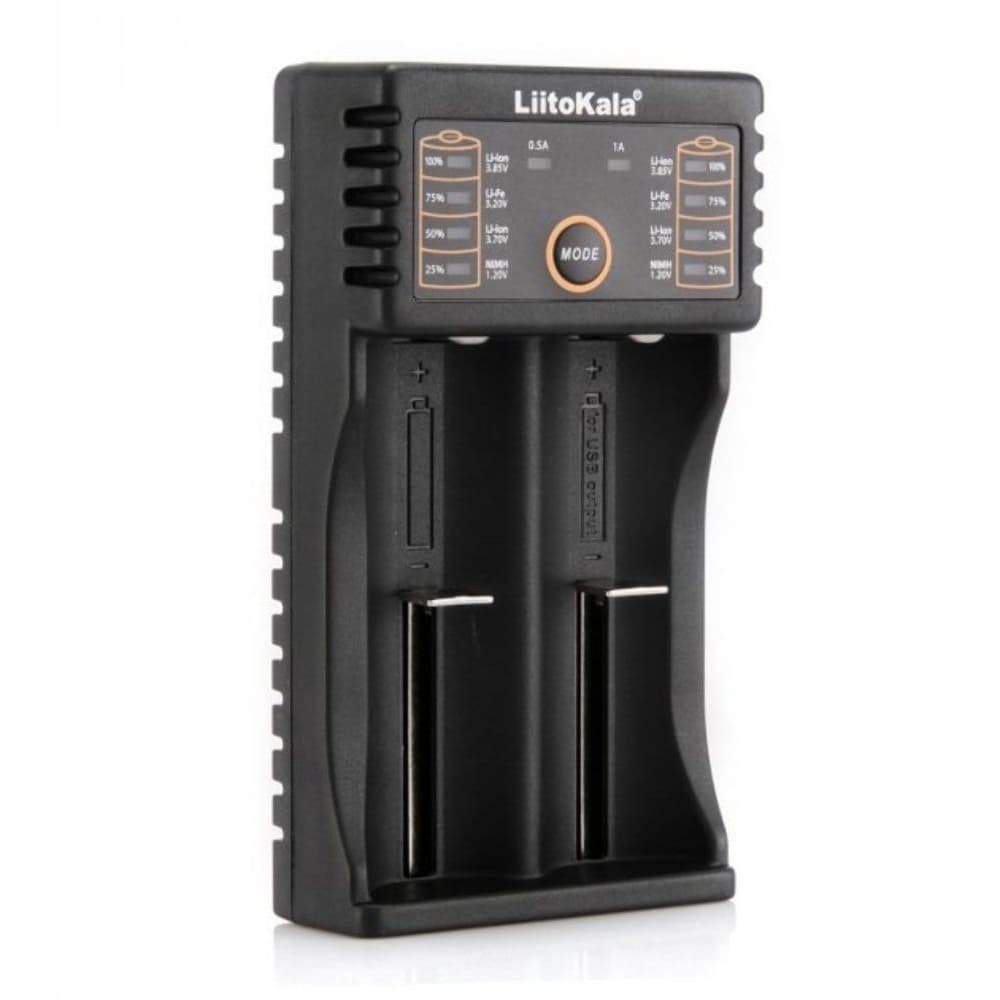 Зарядное устройство LiitoKala Lii-202, для аккумуляторов 18650, АА, ААА и других, универсальное, 2 слота