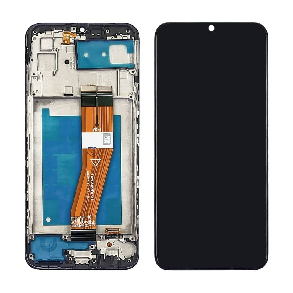 Дисплей Samsung SM-A035F Galaxy A03, черный | с тачскрином | с передней панелью | Original (PRC) | дисплейный модуль, экран, монитор