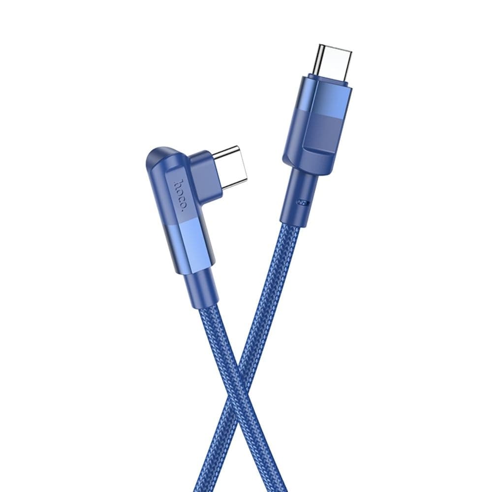 USB-кабель Hoco U108, Type-C на Type-C, Power Delivery (100 Вт), 200 см, синий