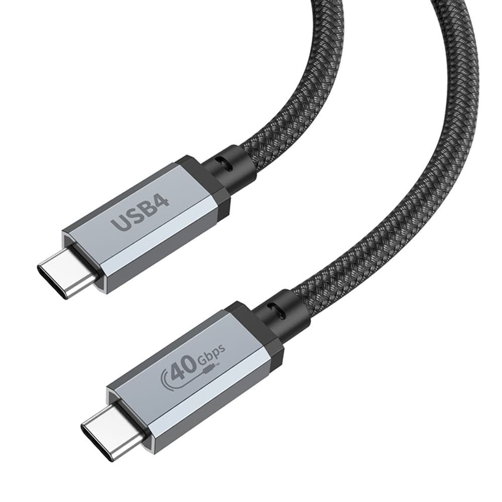 USB-кабель Hoco US05, Type-C на Type-C, Power Delivery (100 Вт), 100 см, чорний