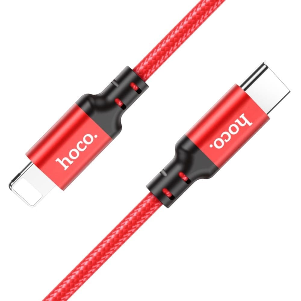 USB-кабель Hoco X14, Type-C на Lightning, Power Delivery (20 Вт), 300 см, красный