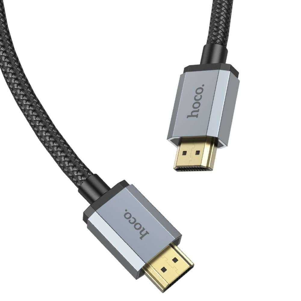 HDMI-USB-кабель Hoco US03, 8K, HDMI 2.1, 200 см, черный