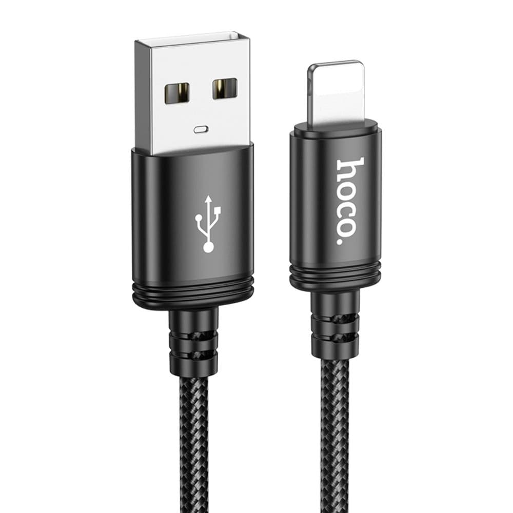 USB-кабель Hoco X91, Lightning, 2.4 А, 300 см, черный