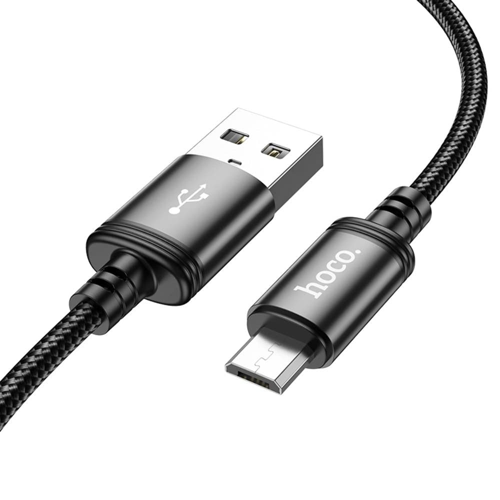 USB-кабель Hoco X91, Micrо, 2.4 А, 300 см, чорний