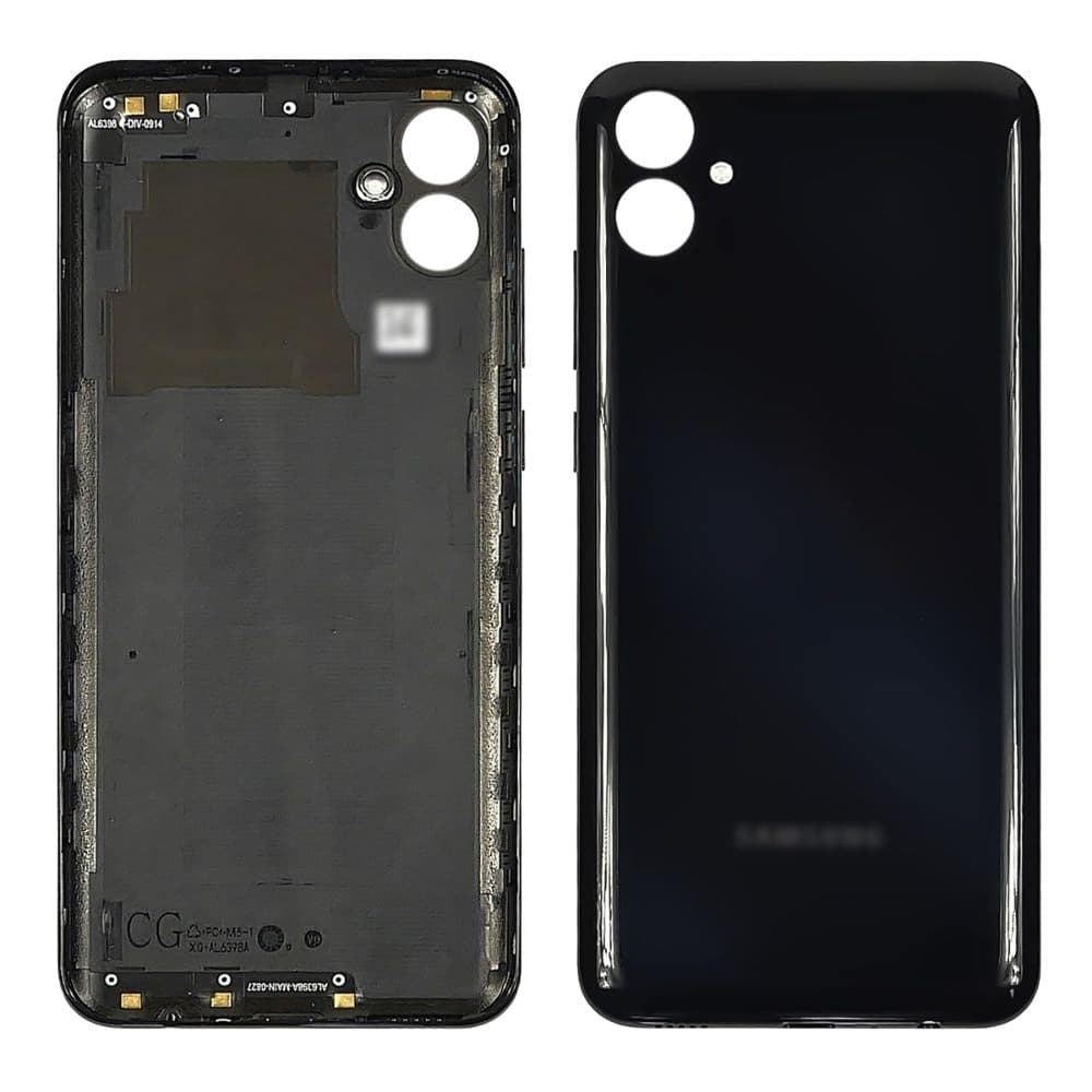 Задняя крышка Samsung SM-A042 Galaxy A04e, черная, Light Black, Original (PRC) | корпус, панель аккумулятора, АКБ, батареи