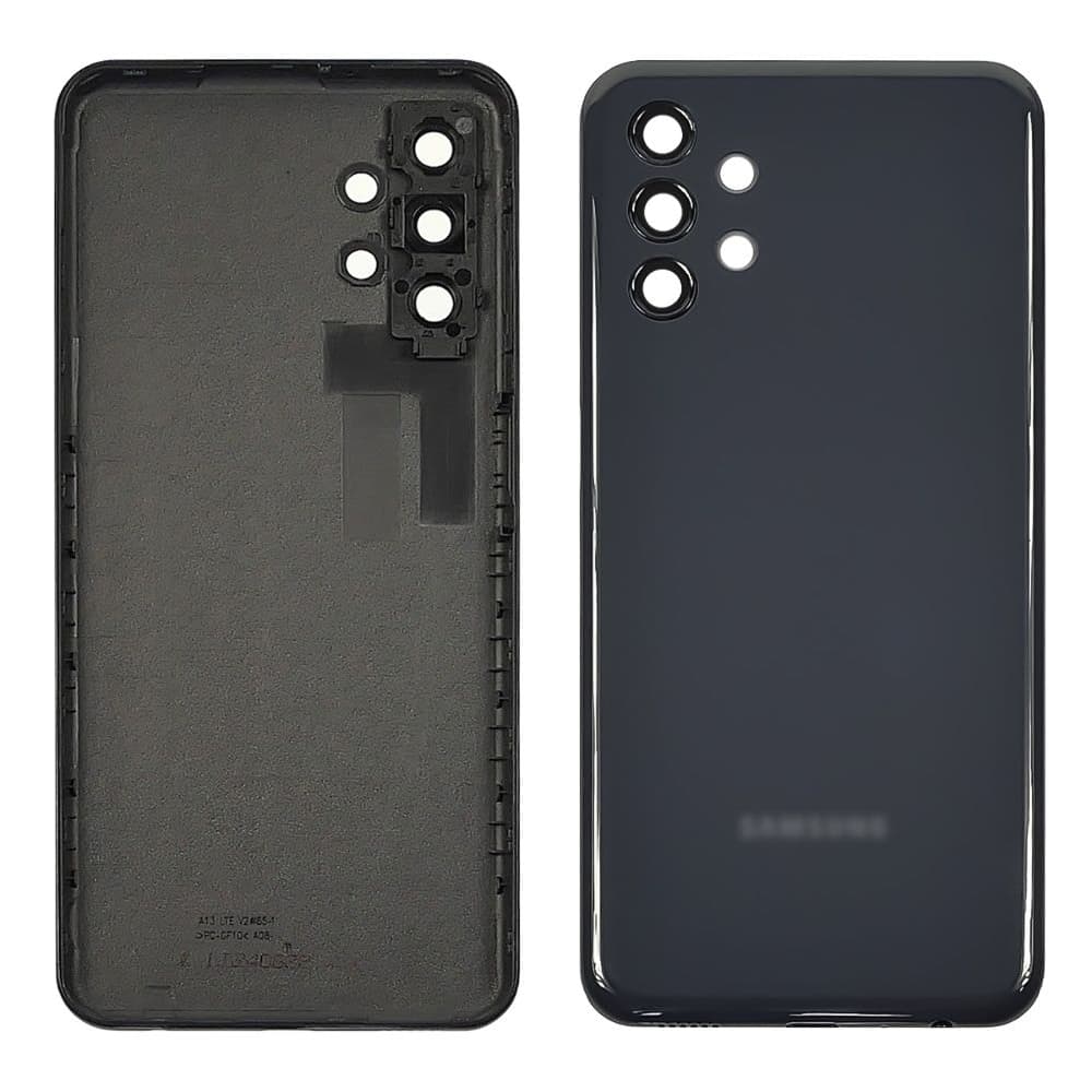 Задняя крышка Samsung SM-A135 Galaxy A13, черная, Original (PRC) | корпус, панель аккумулятора, АКБ, батареи