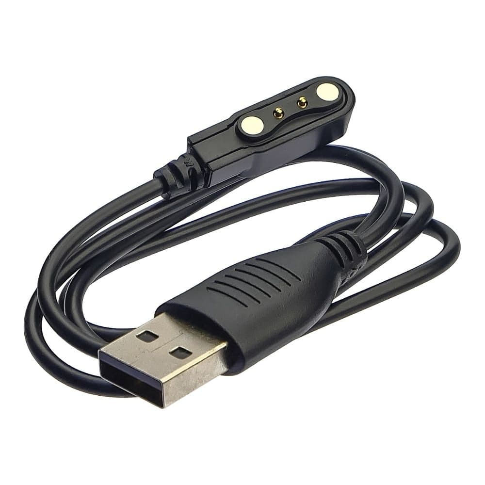 USB-кабель смарт-часов Hoco Y5, Y6, Y7, Y8, Y5 Pro, чорний