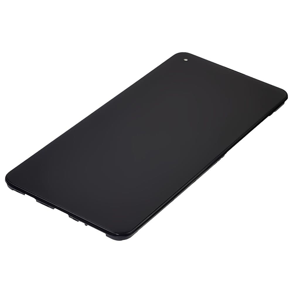 Дисплей Samsung SM-A217 Galaxy A21s, черный | с тачскрином | с передней панелью | High Copy | дисплейный модуль, экран