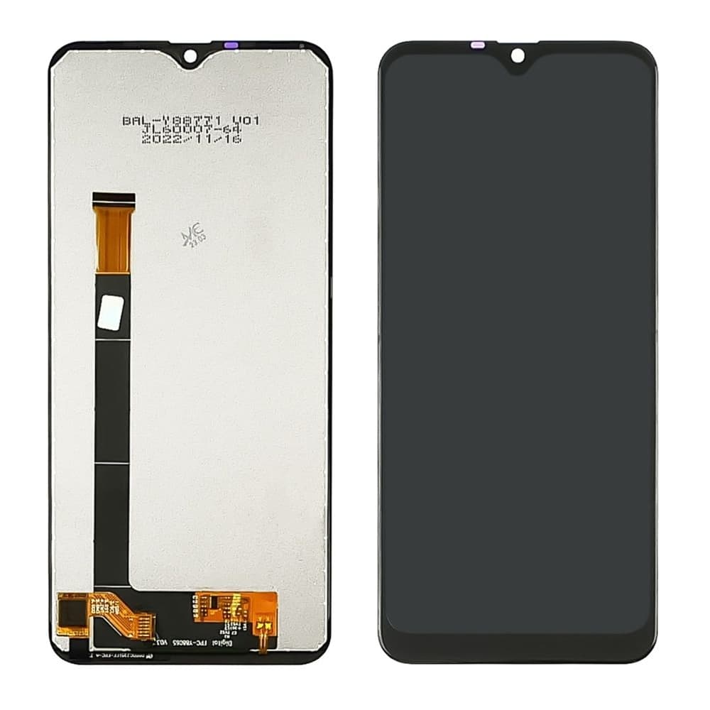 Дисплей Ulefone S11, чорний | з тачскріном | Original (PRC) | дисплейный модуль, экран