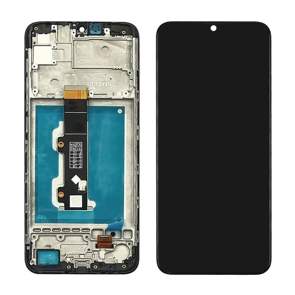 Дисплей Motorola Moto E20, XT2155, чорний | з тачскріном | в передній панелі | Original (PRC) | дисплейный модуль, экран
