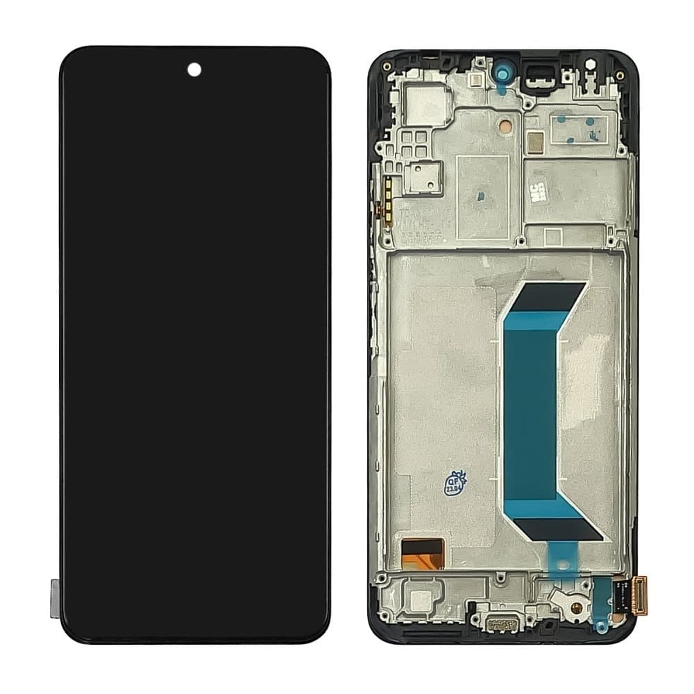 Дисплей Xiaomi Redmi Note 12 5G, 22111317I, черный | с тачскрином | с передней панелью | High Copy, IPS | дисплейный модуль, экран