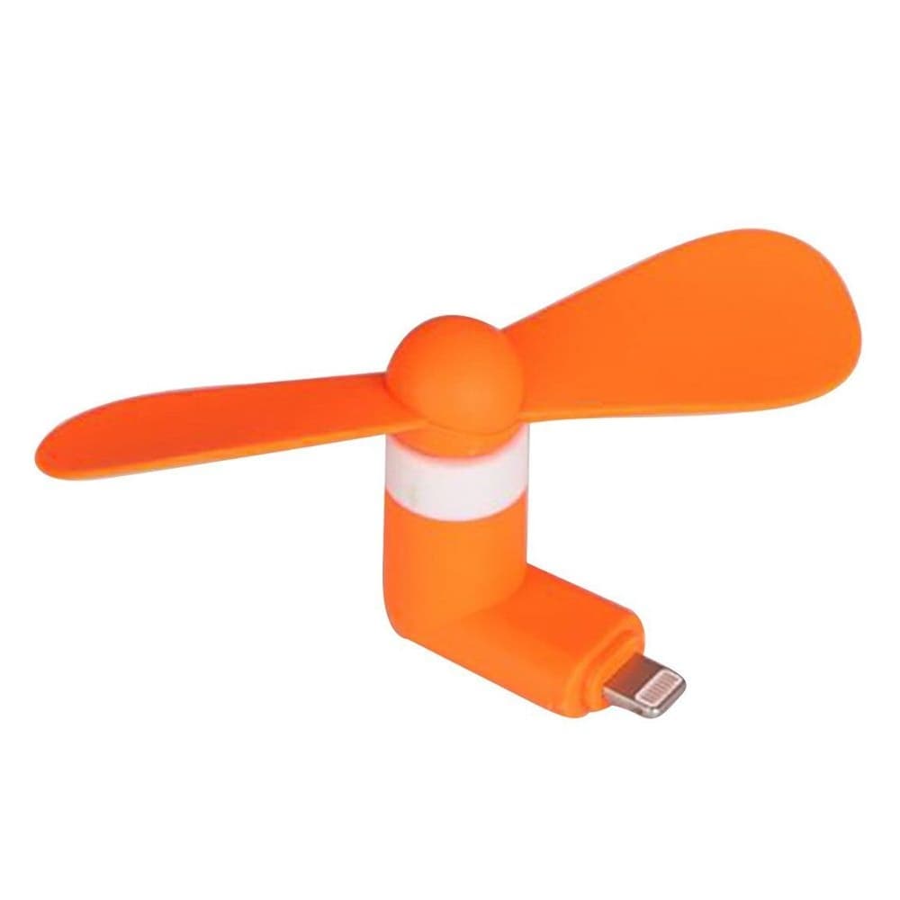 Портативный вентилятор Lightning, оранжевый