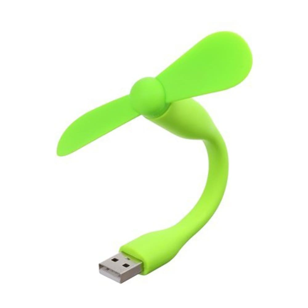 Портативный вентилятор USB, зеленый