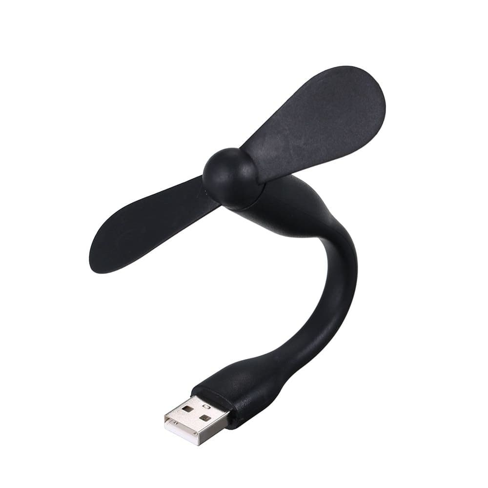 Портативный вентилятор USB, черный