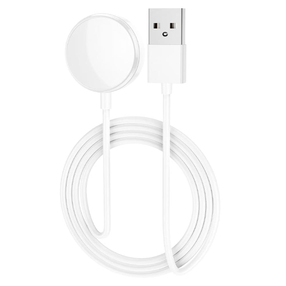 USB-кабель смарт-часов Hoco Y1 Pro, магнитный, білий