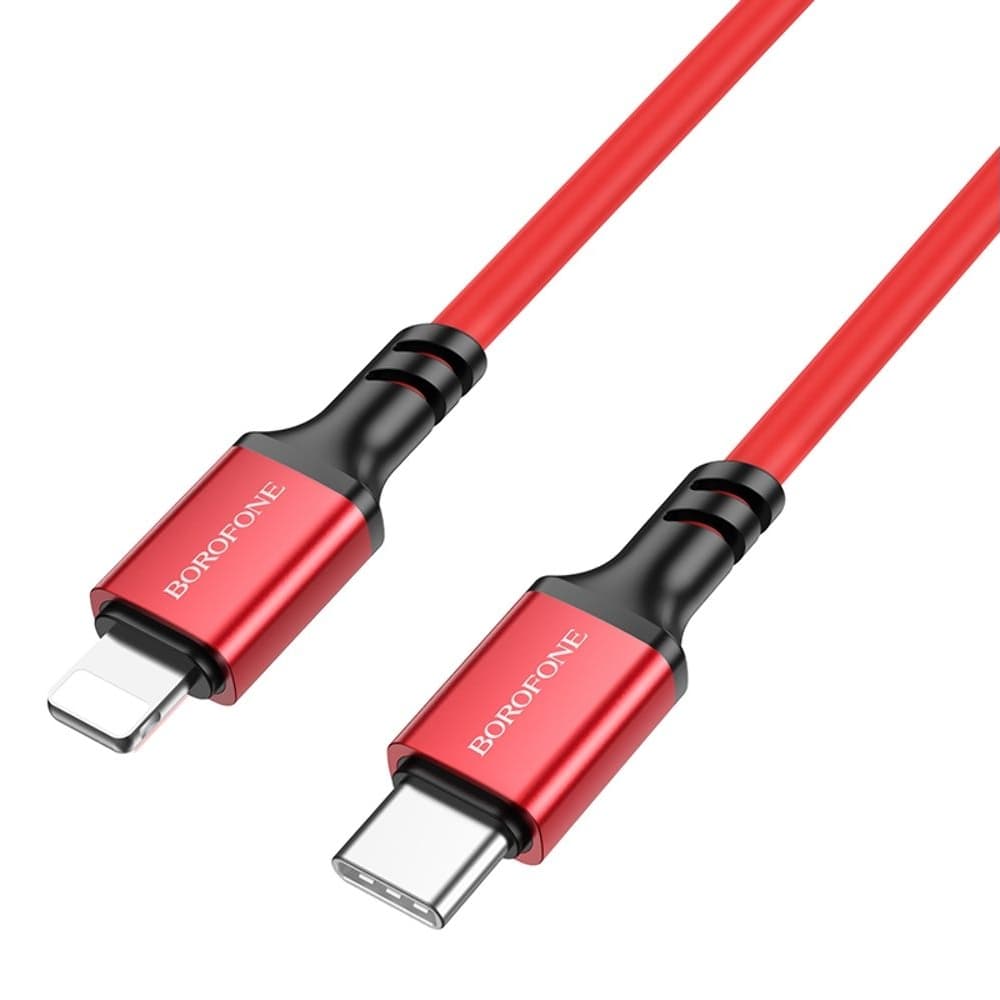 USB-кабель Borofone BX83, Type-C на Lightning, Power Delivery, 100 см, красный