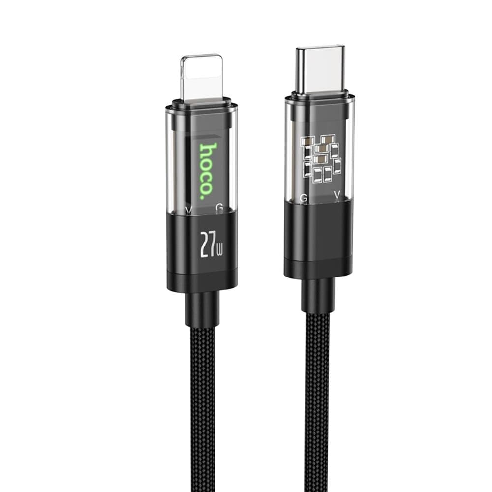 USB-кабель Hoco U116, Type-C на Lightning, 120 см, чорний