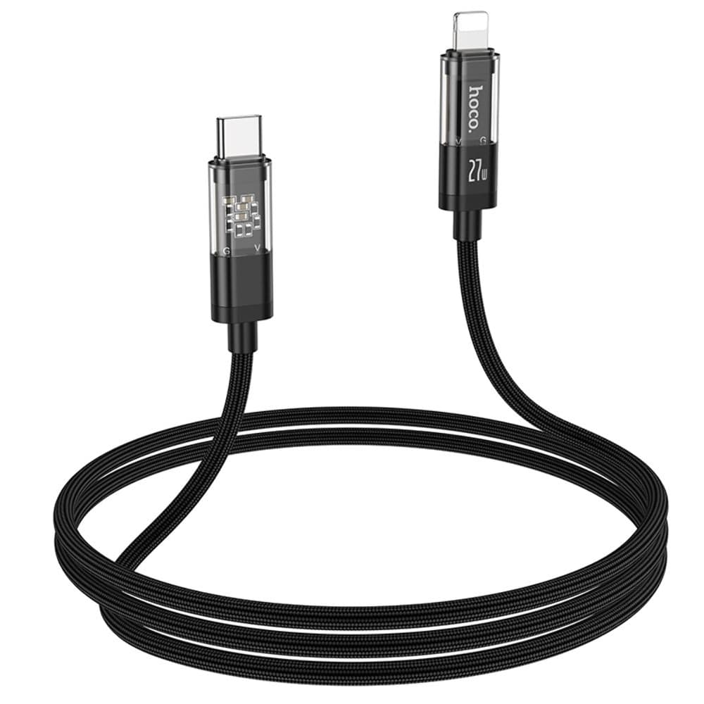 USB-кабель Hoco U116, Type-C на Lightning, 120 см, чорний