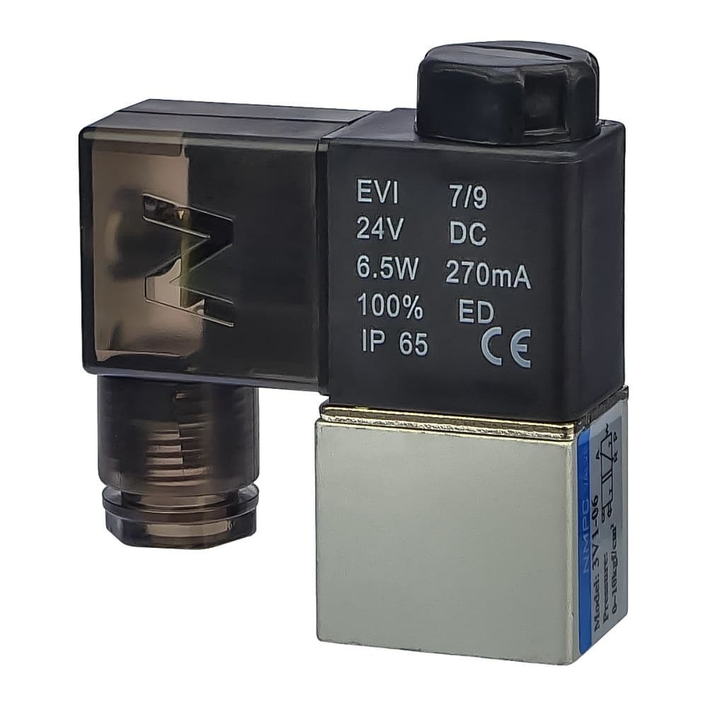 Пневматический электромагнитный клапан 3V1-06, давление 0-1 MPa, DC-24V
