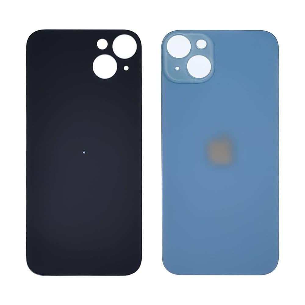 Задняя крышка Apple iPhone 14 Plus, синяя, не нужно снимать стекло камеры, big hole, Original (PRC) | корпус, панель аккумулятора, АКБ, батареи
