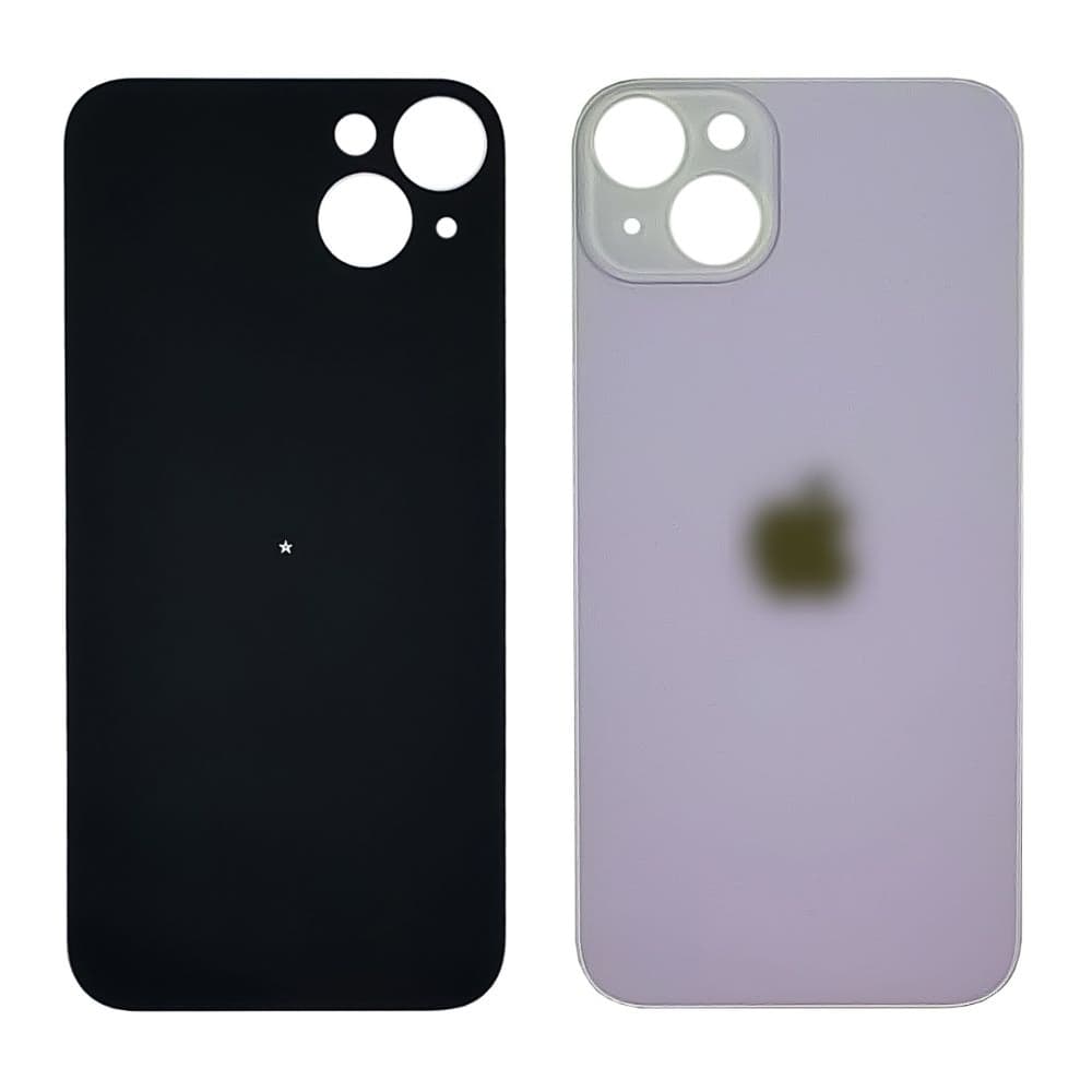 Задняя крышка Apple iPhone 14 Plus, фиолетовая, не нужно снимать стекло камеры, big hole, Original (PRC) | корпус, панель аккумулятора, АКБ, батареи