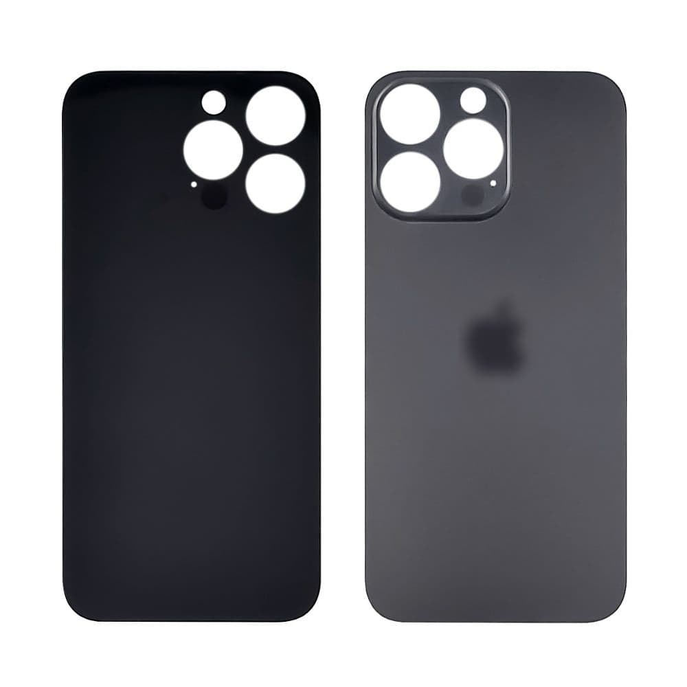 Задняя крышка Apple iPhone 14 Pro, черная, не нужно снимать стекло камеры, big hole, Original (PRC) | корпус, панель аккумулятора, АКБ, батареи