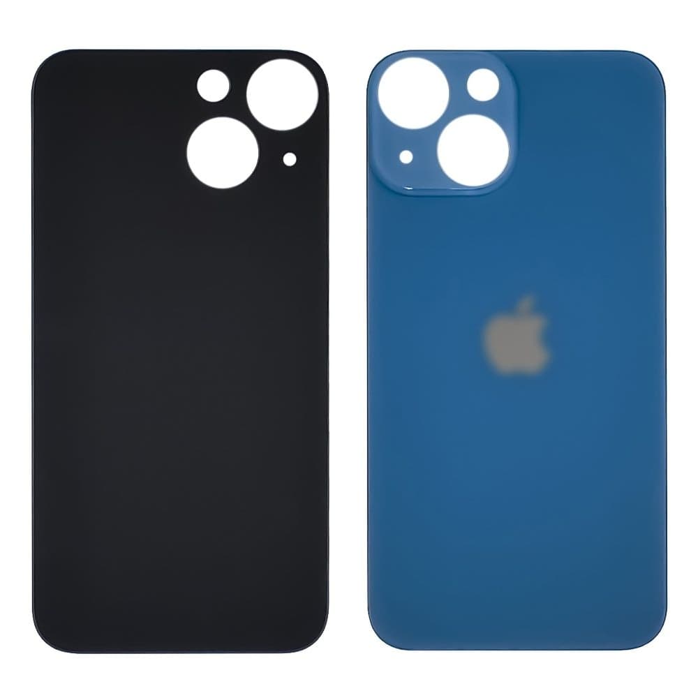 Задняя крышка Apple iPhone 13, синяя, не нужно снимать стекло камеры, big hole, Original (PRC) | корпус, панель аккумулятора, АКБ, батареи