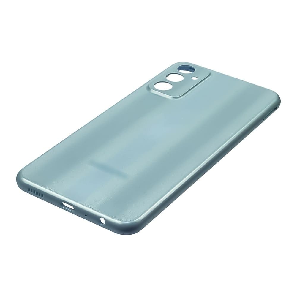 Задняя крышка Samsung SM-M135 Galaxy M13, голубая, синяя, Light Blue, Original (PRC) | корпус, панель аккумулятора, АКБ, батареи