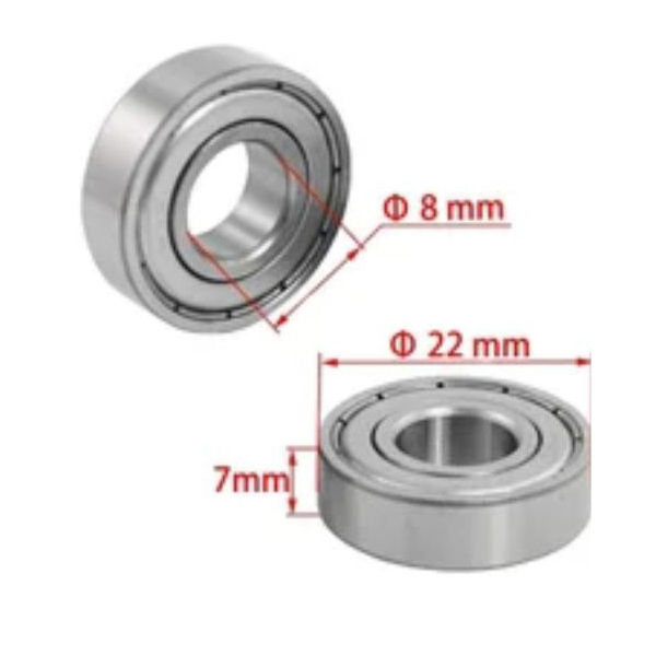Шариковий підшипник 608zz, 8 x 22 x 7 мм | шариковый подшипник