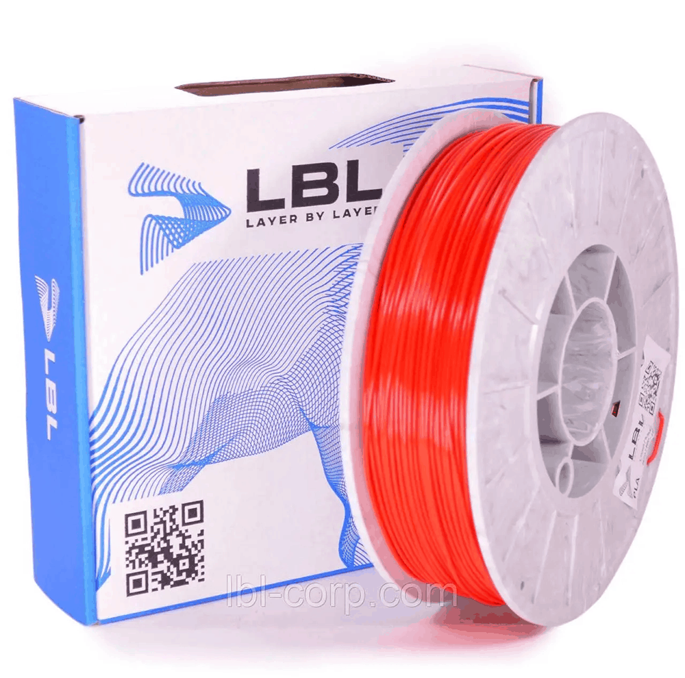 PETG-пластик для 3D-принтера, LBL, 0.8 кг, 260 м, 1.75 мм, червоний