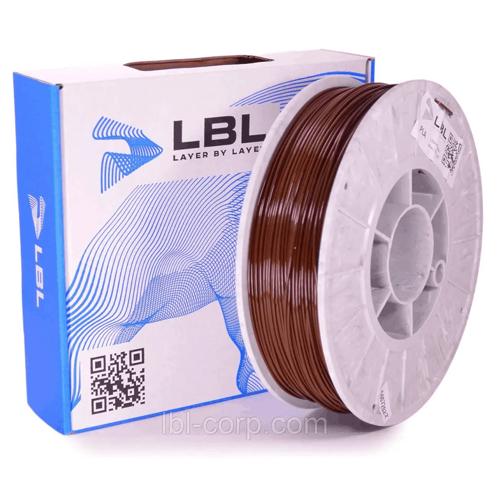 PETG-пластик для 3D-принтера, LBL, 0.8 кг, 260 м, 1.75 мм, коричневий