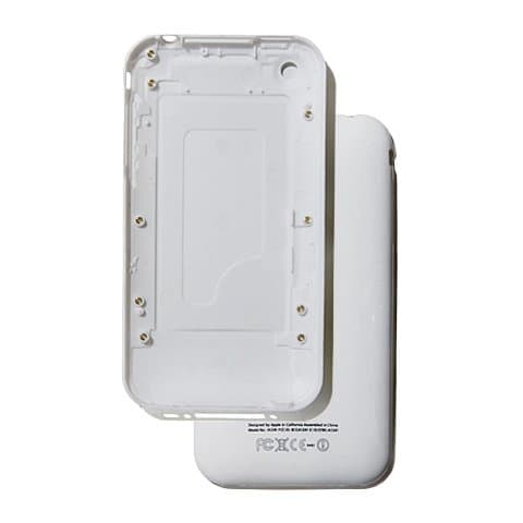 Задняя крышка Apple iPhone 3G 8 ГБ, белая, High Copy | корпус, панель аккумулятора, АКБ, батареи