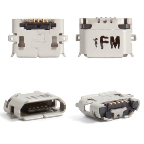 Коннектор зарядки LG E730, Sony Ericsson U5i Vivaz, X10 Xperia, X8, (гнездо, разъем, слот)