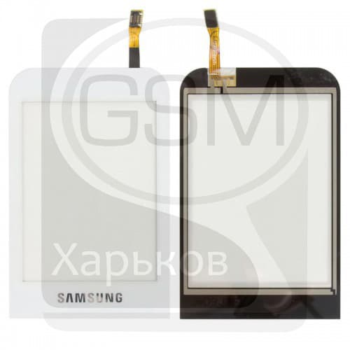 Тачскрин Samsung GT-C3300 Champ, белый, High Copy | сенсорное стекло, экран