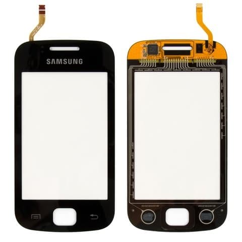 Тачскрин Samsung GT-S5660 Galaxy Gio, черный | оригинал | сенсорное стекло, экран