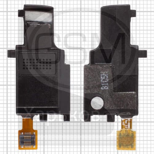 Динамик Samsung GT-S5660 Galaxy Gio, бузер (звонок вызова и громкой связи), черный, в резонаторе