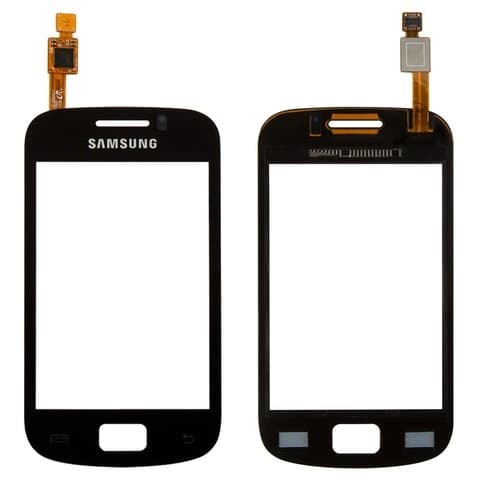Тачскрин Samsung GT-S6500 Galaxy Mini 2, черный | оригинал | сенсорное стекло, экран