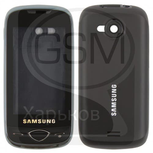 Корпус Samsung GT-S5560 Marvel, черный, (качество AAA), (панель, панели)