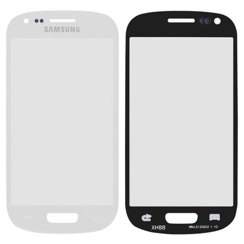 Стекло дисплея Samsung GT-i8190 Galaxy S3 mini, белое | стекло тачскрина
