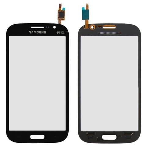 Тачскрин Samsung GT-i9082 Galaxy Grand Duos, GT-i9080 Galaxy Grand, синий, черный | Original (PRC) | сенсорное стекло, экран