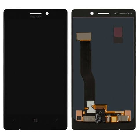Дисплей Nokia Lumia 925, чорний | з тачскріном | Original (PRC) | дисплейный модуль, экран