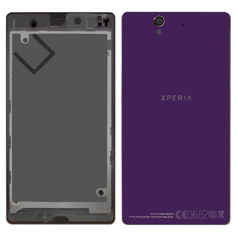 Корпус Sony C6602 Xperia Z, C6603 Xperia Z, C6606 Xperia Z, фиолетовый, Original (PRC), (панель, панели)