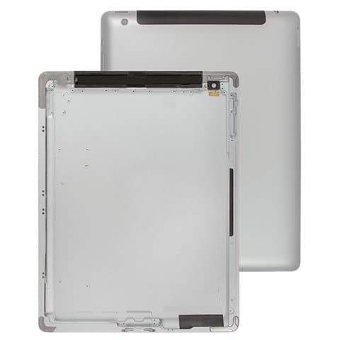 Задняя крышка Apple iPad 3, серебристая, версия 3G, Original (PRC) | корпус, панель аккумулятора, АКБ, батареи