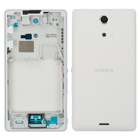 Корпус Sony C5502 M36h Xperia ZR, C5503 M36i Xperia ZR, білий, Original (PRC), (панель, панели)