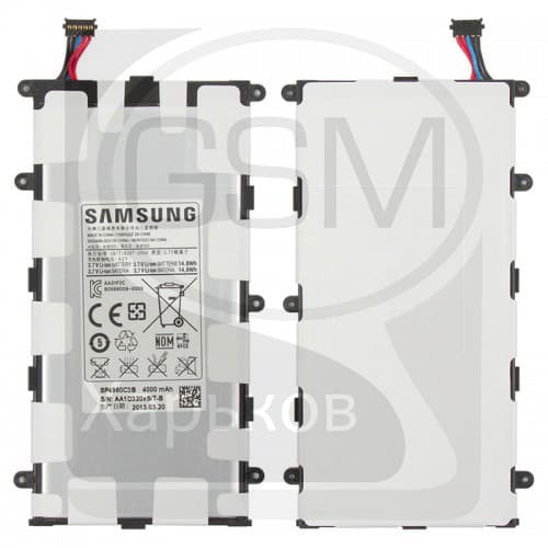 Аккумулятор Samsung GT-P3100 Galaxy Tab 2, GT-P3110 Galaxy Tab 2, GT-P3113 Galaxy Tab 2, GT-P6200 Galaxy Tab 7.0 Plus, GH43-03615A, SP4960C3B, оригинал | 3-12 мес. гарантии | АКБ, батарея