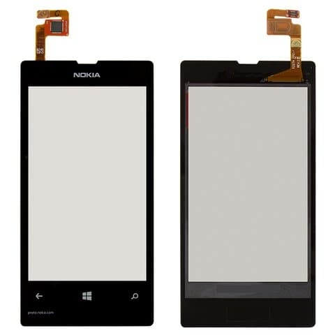 Тачскрин Nokia Lumia 521, чорний | Original (PRC) | сенсорное стекло, экран